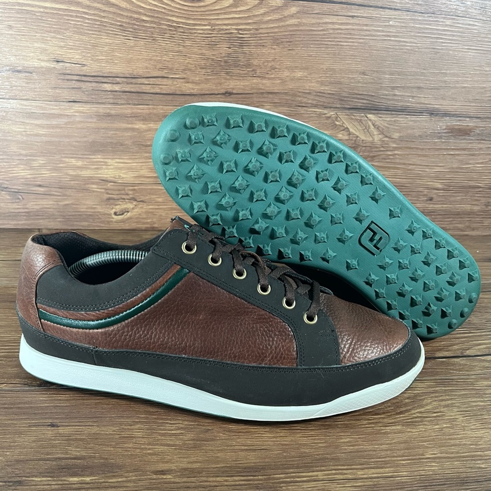 FootJoy Contour Casual Spikeless Golf Shoes Leather Men’s Size 11W
